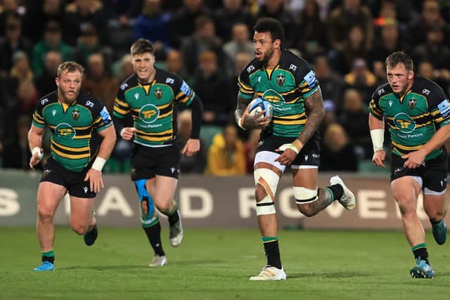 Courtney Lawes led the way for Saints against Harlequins