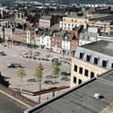 Library picture, Northampton Market Square