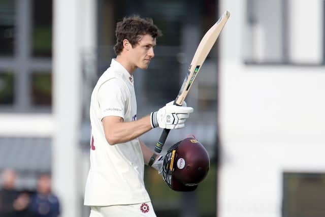 Calvin Harrison celebrates at Canterbury (Picture: Peter Short)