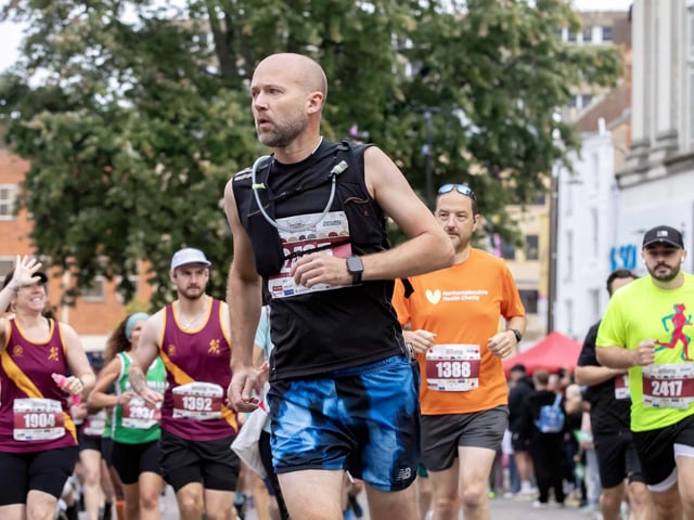 Hundreds of runners took part in the half marathon around the town on Sunday September 14.