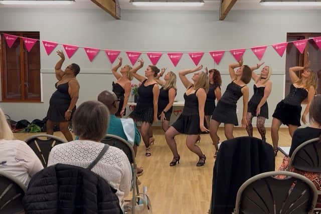 CLICK Arts Foundation burlesque squad opening performance