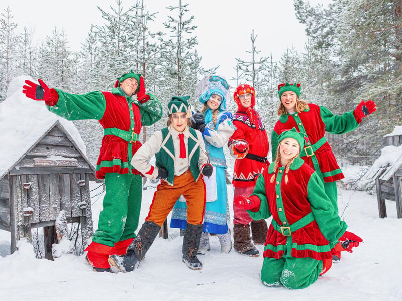 Santa's elves help to make the day go smoothly