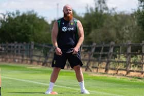 Jordan Els started training at Saints last week (picture: Tom Kwah/Northampton Saints)