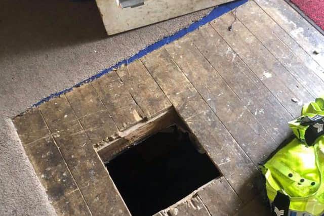 Police are still searching for the man, but joked on Twitter that they will "arrange a rematch soon" (Photo: West Yorkshire Police Leeds West)