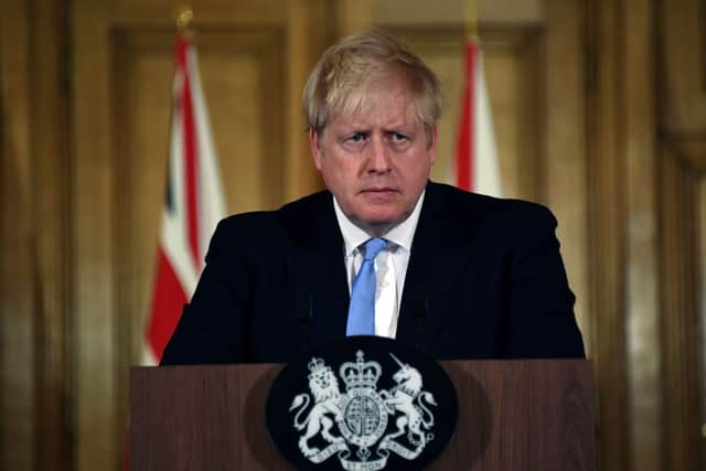 Boris Johnson addresses the nation