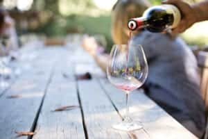 Enjoy a glass of red