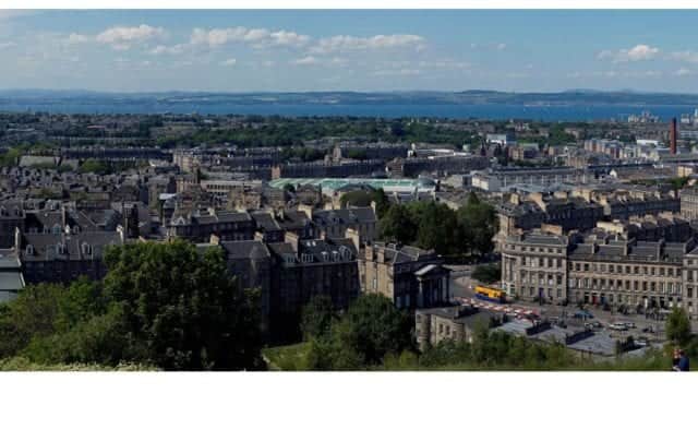 Part of Craig Stephen’s panoramic image of Edinburgh from Calton Hill