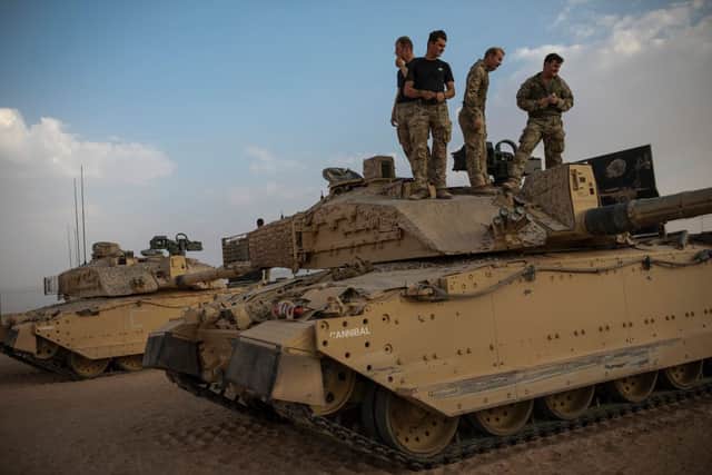 The Challenegr 2 tank in action (Getty Images)