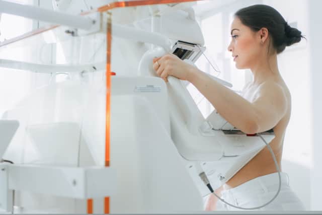 Breast cancer screening programmes were paused in March due to the coronavirus pandemic, and although the service is up and running again, almost one million women in the UK have now missed mammograms (Photo: Shutterstock)