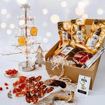 Food gift baskets: Celebration Charcuterie Selection Box
