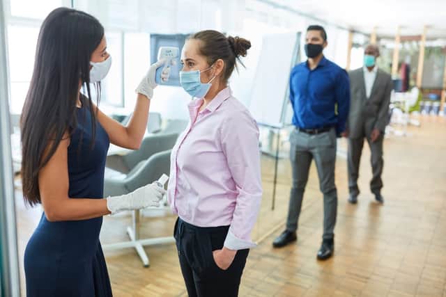 The Government recently announced that Covid testing in the workplace will be offered to more companies in England, for those who cannot work from home during lockdown (Photo: Shutterstock)