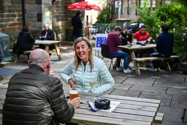 Every customer will have to provide their details when pubs reopen (Photo by Jeff J Mitchell/Getty Images)