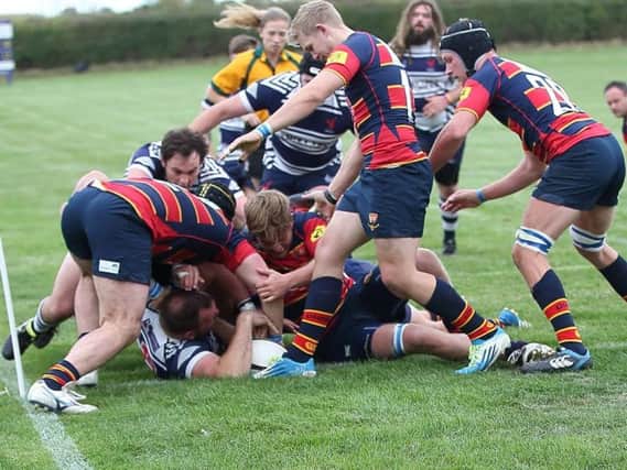 Action from ONs' win at Leighton Buzzard