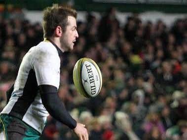 Stephen Myler kicked eight points for Saints at the Aviva Stadium