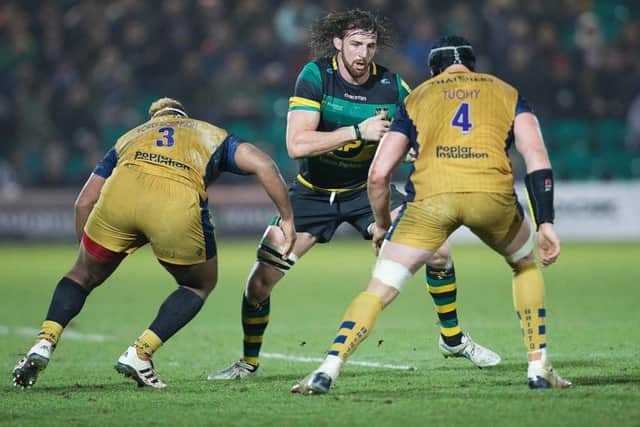 Tom Wood scored as Saints beat Bristol on Saturday (picture: Kirsty Edmonds)