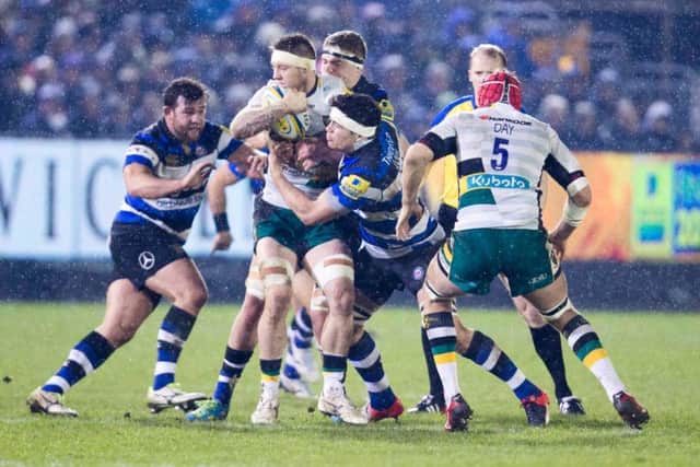 Teimana Harrison was in action for Saints at The Rec (pictures: Kirsty Edmonds)