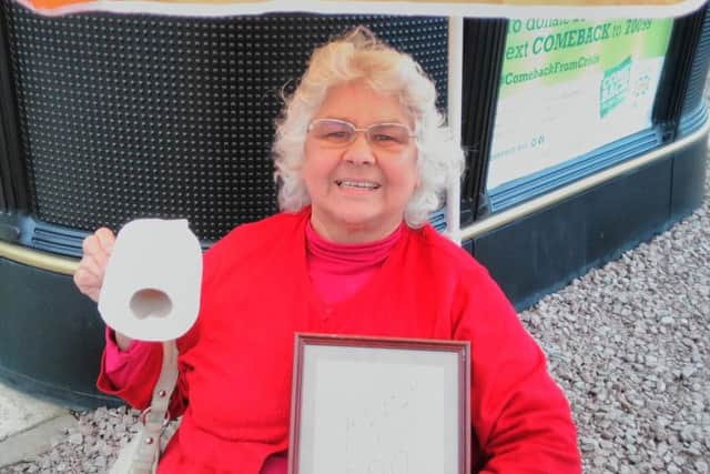 Dagmar King, 70, has gathered 400 signatures for a petition to get somewhere to sit at the Victoria Street coach station.