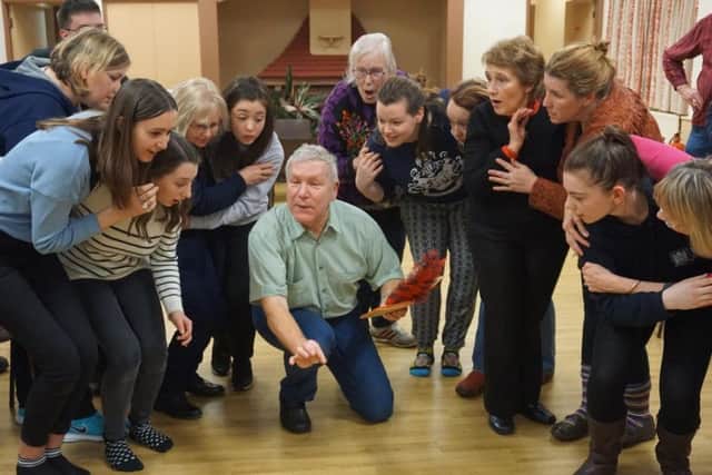 Northampton Gilbert & Sullivan Group in rehearsals for Patience