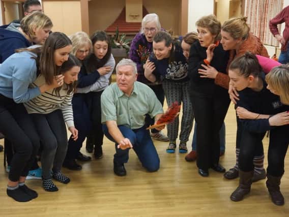 Northampton Gilbert & Sullivan Group in rehearsals for Patience