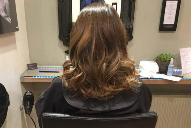 The after picture following a re-style at Seckingtons