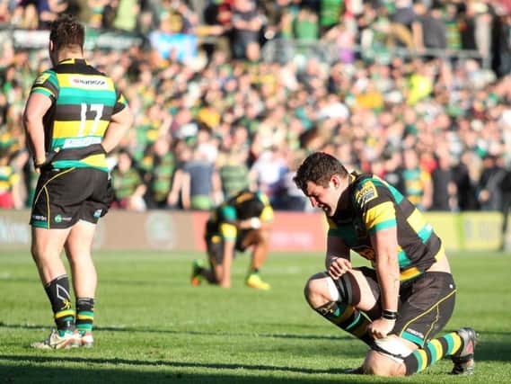 Saints were beaten by Leicester Tigers on Saturday (pictures: Sharon Lucey)