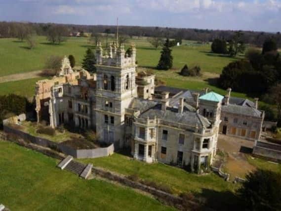 Overstone Hall was partly destroyed in a fire in 2001.