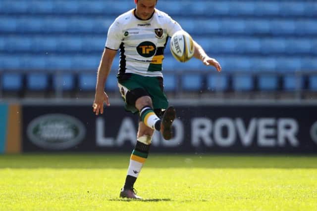 Stephen Myler had a difficult day from the tee