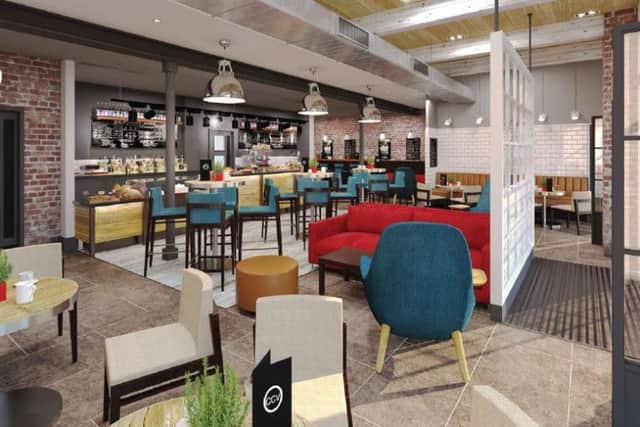 An artist's impression of the new-look Student Union bar in Northampton
