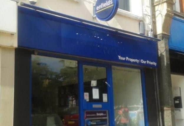 The Enfields office in Mercer's Row, Northampton, was closed overnight in August 2015.