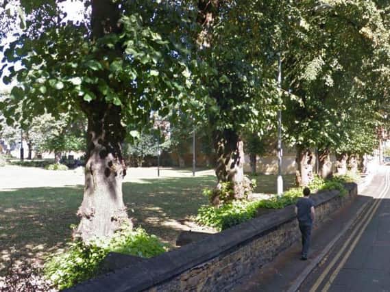The attack took place in the park area off Katherine's Road.