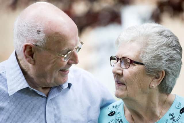 Raymond and Judy met on a night out 66 years ago.