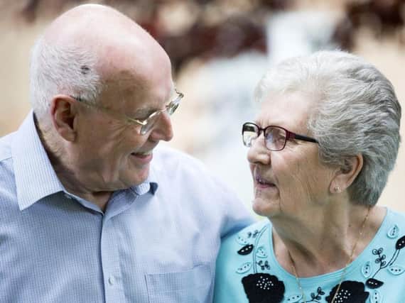 Raymond and Judy met on a night out 66 years ago.