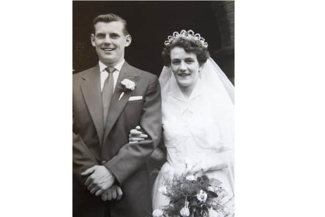 They were married in 1957 at St Lawrence Church in Northampton.