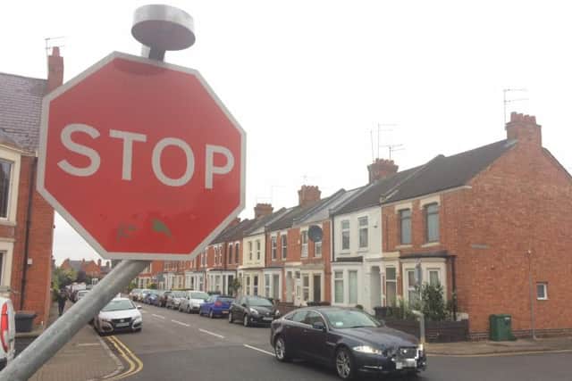 Residents say motorists regularly ignore the stop sign at the junction of Collingwood Road and Birchfield Road.