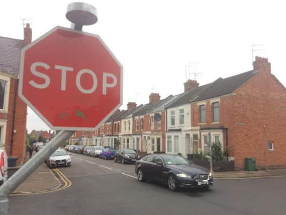 Residents say motorists regularly ignore the stop sign at the junction of Collingwood Road and Birchfield Road.