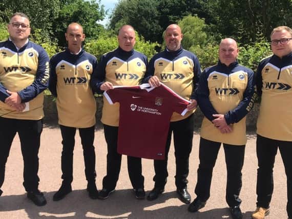 Cobblers supporters went along to Antony's funeral on Friday, June 23.
