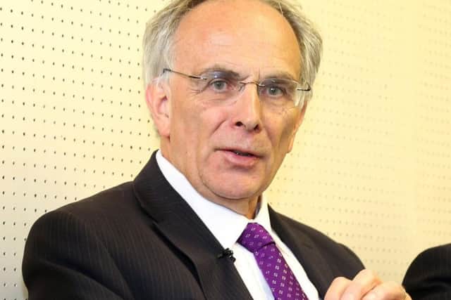 MP for Wellingborough Peter Bone. Former crime commissioner Adam Simmonds is accused of passing on confidential information about a criminal investigation involving Mr Bone. The investigation was not pursued and no charges were ever brought.