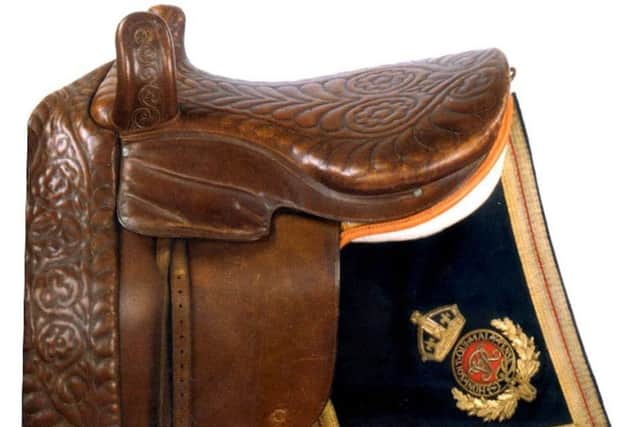 Queen Victoria's side saddle.