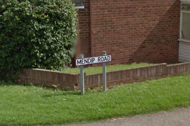 The body of a mutilated cat has been found in Mendip Road, Duston.