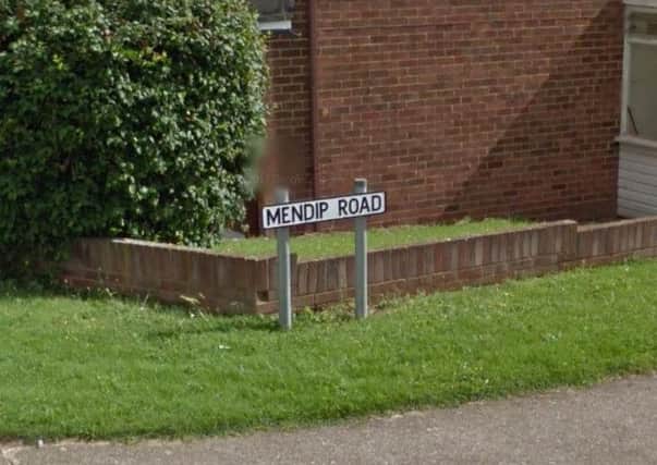 The body of a mutilated cat has been found in Mendip Road, Duston.