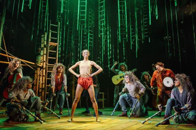 Kezia Joseph as Mowgli and company. Picture by Manuel Harlan
