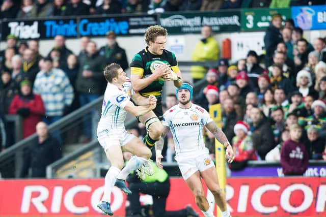 Jamie Gibson was in action for Saints (pictures: Kirsty Edmonds)