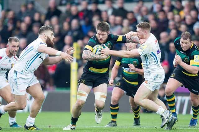 Teimana Harrison tried to get Saints on the front foot