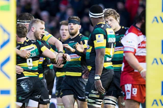 Saints celebrated a much-needed victory