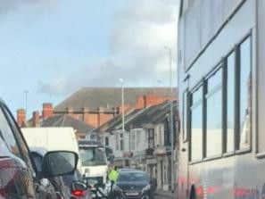 The scene of the accident