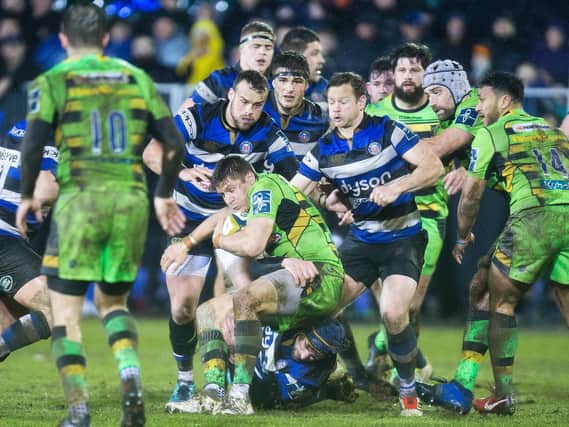 Saints lost in the semi-finals of the Anglo-Welsh Cup at Bath last season (picture: Kirsty Edmonds)
