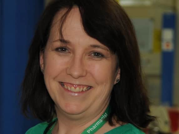 Pharmacist Siobhan Abrahams is urging patients to bring medicines with them when visiting NGH.