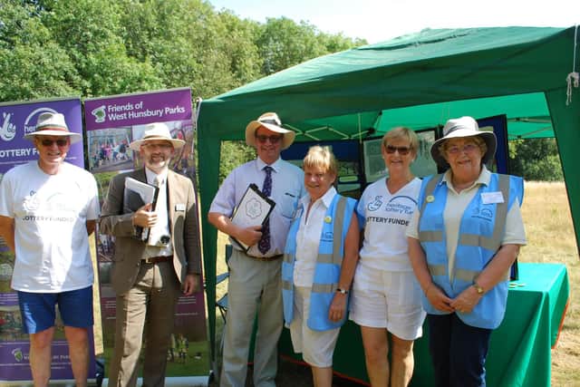 In Bloom judges visit Northampton, 2018. Friends of West Hunsbury Parks.