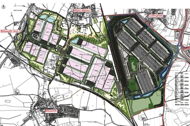 If both the Rail Central and Northampton Gateway projects are given the go-ahead much of the countryside between Milton Malsor, Blisworth, Collingtree and Roade would be occupied by the rail depots