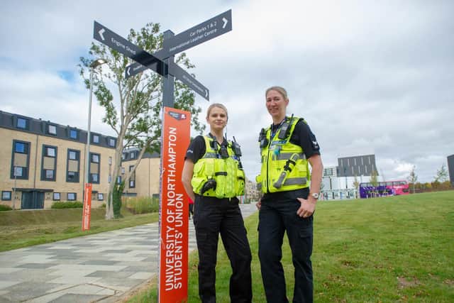 PC Nikki Brooks and Sergeant Lorna Clarke